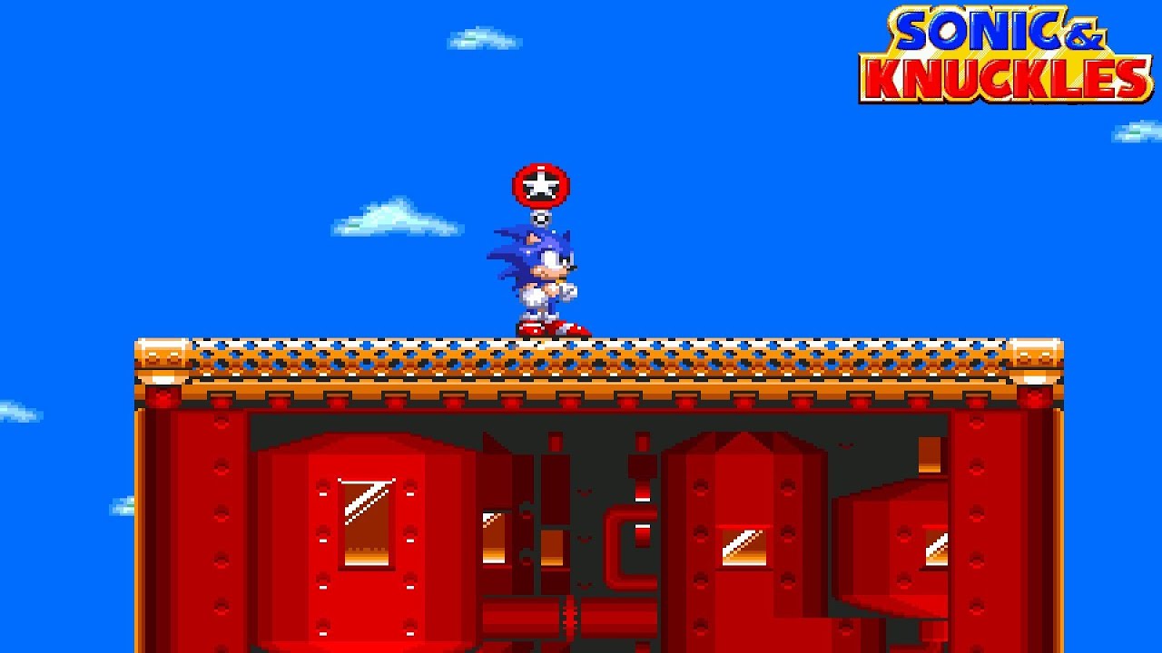 blue knuckles in sonic 3 and knuckles rom hack